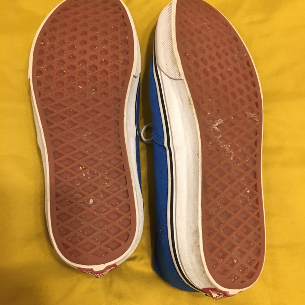Van’s Off the Wall Skater Shoes Classic Blue Men’s Size 7 Women’s Size 8.5 - Picture 3 of 8